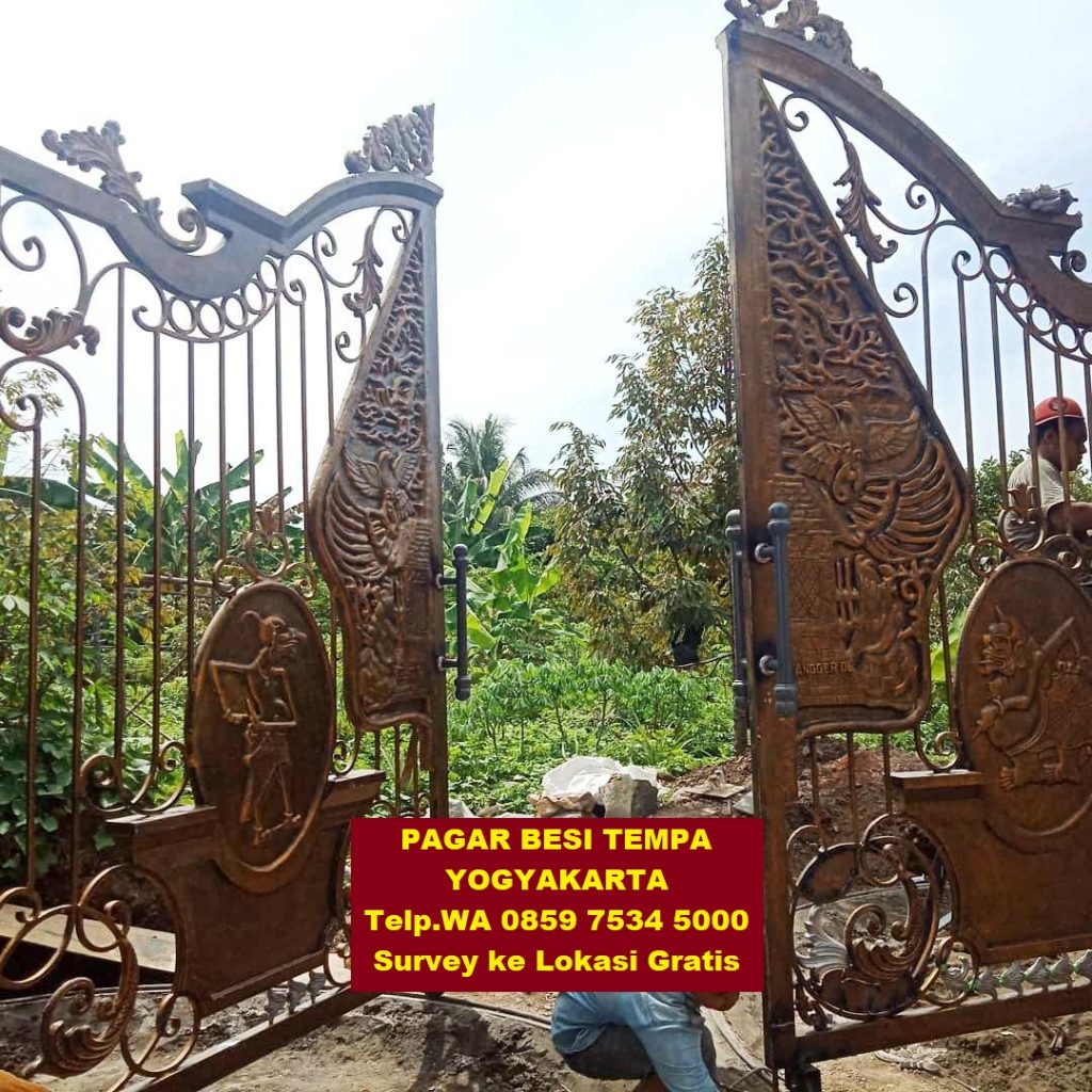 pembuatan pintu gerbang besi jogja