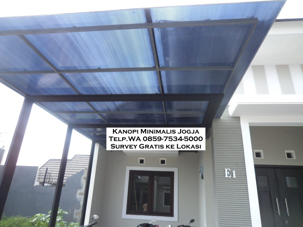 jasa pasang kanopi minimalis jogja