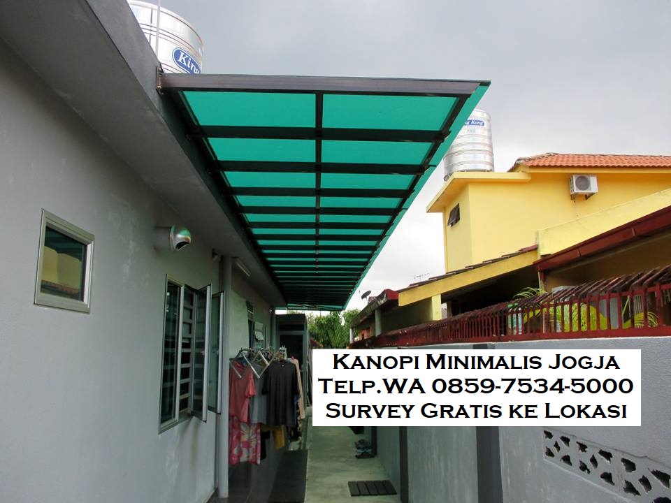 jasa pasang kanopi minimalis jogja