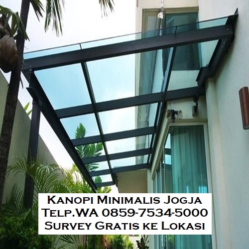 jasa pasang kanopi minimalis jogja