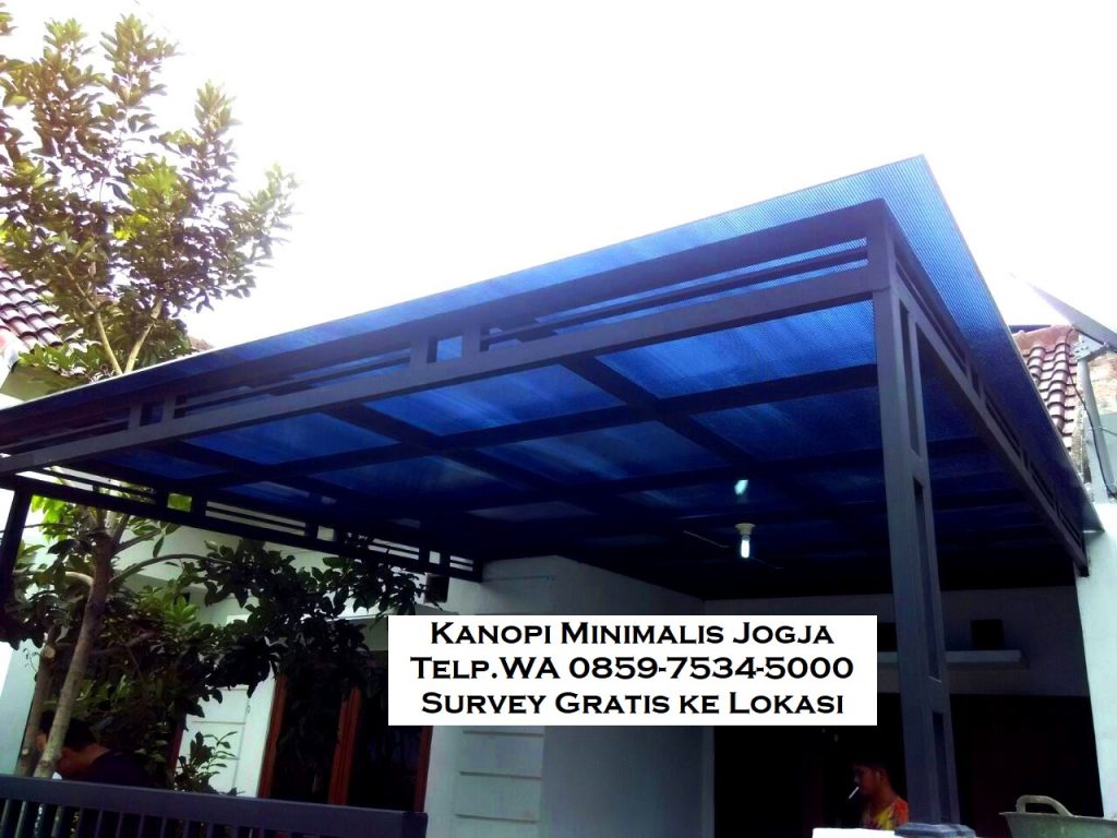 jasa pasang kanopi minimalis jogja